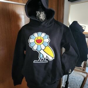 OVO x Takashi Murakami Flower Owl Hoodie Black